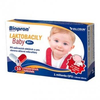 Biopron Laktobacily Baby BIFI+ 10 vysypávacích toboliek