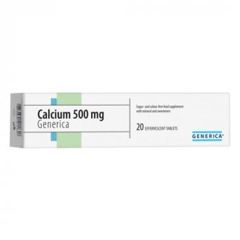 Calcium 500 forte, šumivé tablety 20ks