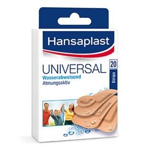 Hansaplast Universal vodeodolná náplasť na rany silno priľnavá 20ks