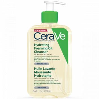 Cerave Hydrating Foaming Oil Cleanser 473ml umyvaci olej na tvar