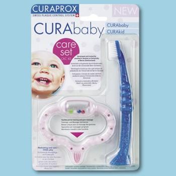 CURAbaby CKC 42 Care Set kusátko + zubná kefka CURAkid CK 2860