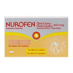 Nurofen pre deti čapíky 60mg 10ks