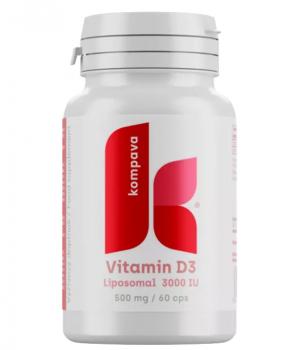 Vitamín D3 3000IU s vitamínom C 60 kps