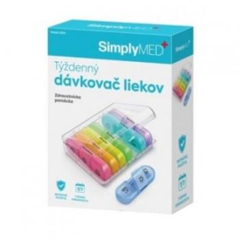 SimplyMED Týždenný dávkovač liekov 