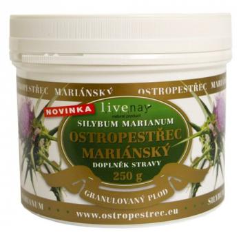 Pestrec mariánsky - granulovaný plod 250g