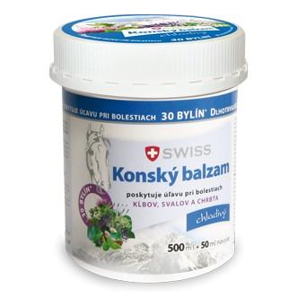 SWISS Konský balzam chladivý 500+50ml navyše