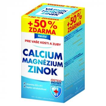 Revital Calcium-Magnézium-Zinok 100+50tbl zdarma