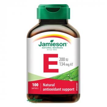 Vitamín E 200 IU 100kps Jamieson
