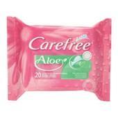 Carefree Aloe obrúsky pre intímnu hygienu 20ks