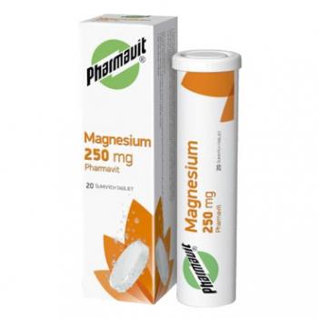 Magnesium 250mg Pharmavit, šumivé tablety 20ks