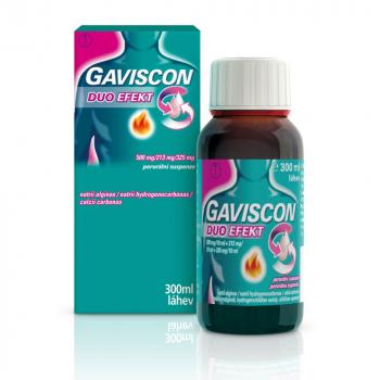 Gaviscon duo efekt sirup na pálenie záhy 300ml