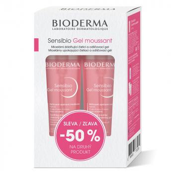 Bioderma Sensibio jemný čistiaci gél 200ml akcia 1+1 200ml+200ml