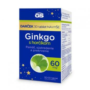 GS Ginkgo s horčíkom 60+30tbl