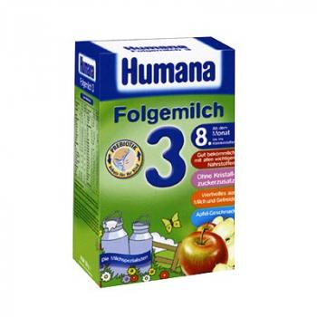 Humana 3 - Folgemilch - Jablko 650g