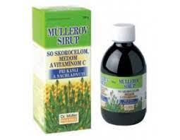 Mullerov sirup so skorocelom, medom a vitamínom C 245ml