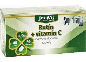 Rutín + vitamín C 60tbl Jutavit