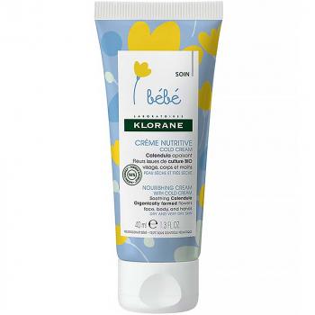 Klorane bébé výživný krém s cold cream 40ml