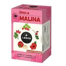 Leros ovocný čaj aromatizovaný MALINA 20x2g