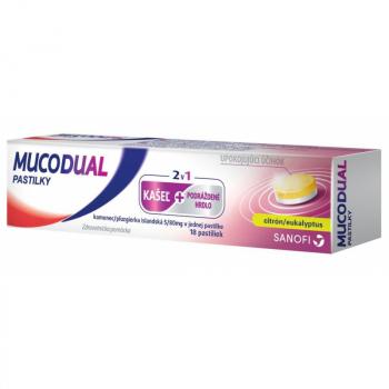 Mucodual pastilky 2v1 18ks