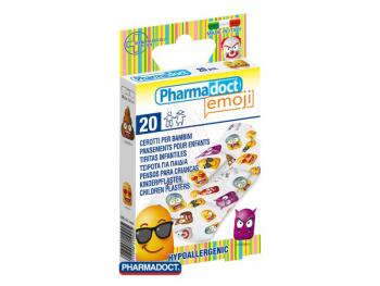 Pharmadoct Emoticon detská náplasť  hypoalergenna 20ks 