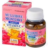 mullerove medvediky vitamin c 200mg malina