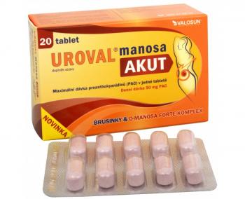 Uroval manosa AKUT 20tbl