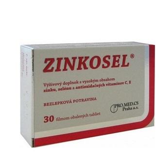 Zinkosel s vysokým obsahom zinku