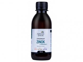 Adelle Davis Lipozomálny Zinok s vitamínom C 200ml