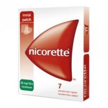 Nicorette invisipatch 25mg/16h transdermálna náplasť 7ks
