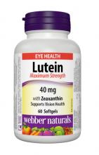 Webber naturals Lutein Maximum strength 40mg 60cps
