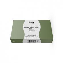 TOTO CARBO MEDICINALIS 350mg 24 tabliet