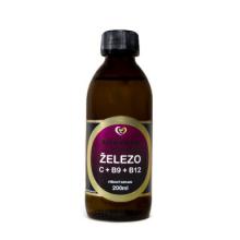 Lipozomálne železo + C + B9 + B12 200ml