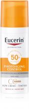 eucerin cc krem na tvar spf50 stredny