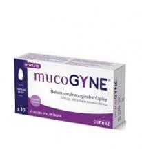 mucoGYNE vaginálne čapíky 10ks